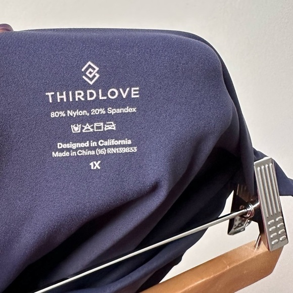 ThirdLove Women's Blue Capri Leggings Size 1X - Picture 3 of 8